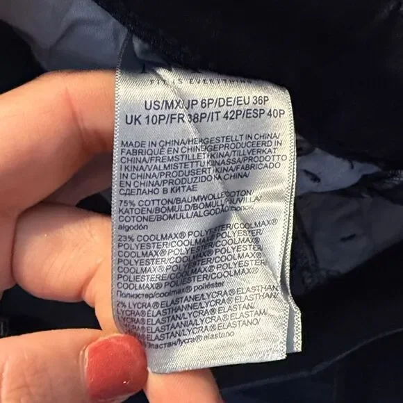 NYDJ Marilyn Dark Blue Straight Leg Jeans - Picture 7 of 13